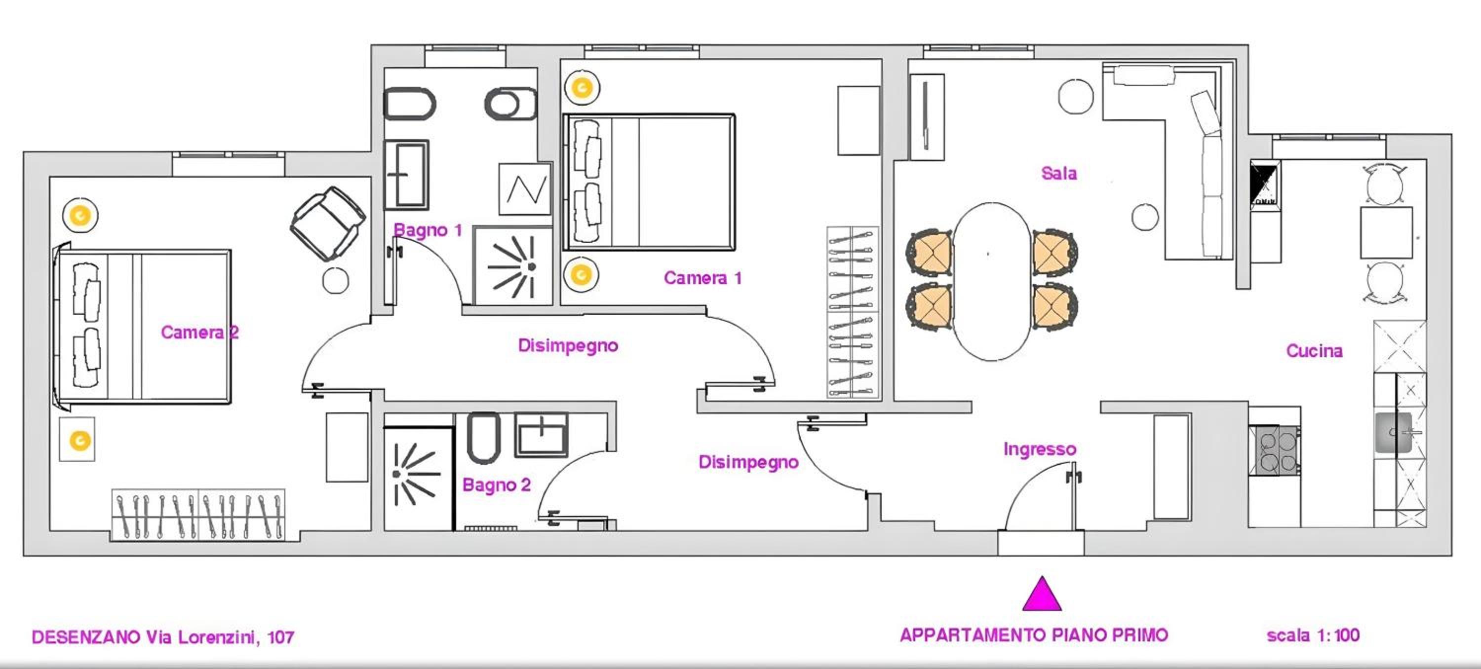 A Casa Di Sara Family Apartment with private Parking DesenzanoLoft Official Partner Homes & Villas by Marriott Bonvoy