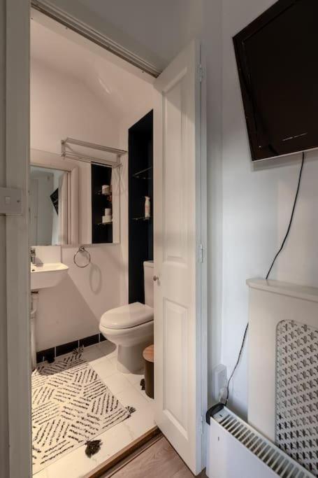Studio Flat in Victorian West Kensington Mansion with balcony