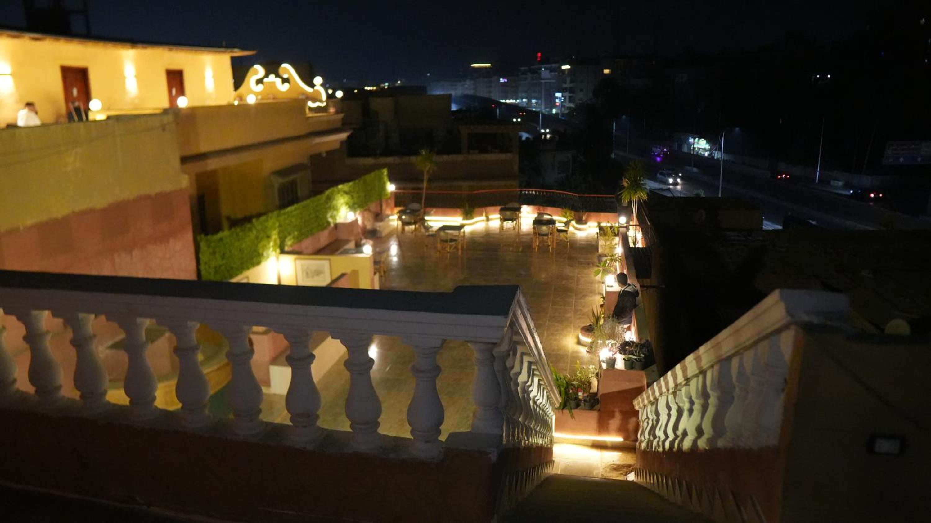 Sol Pyramids Rooftop View Giza