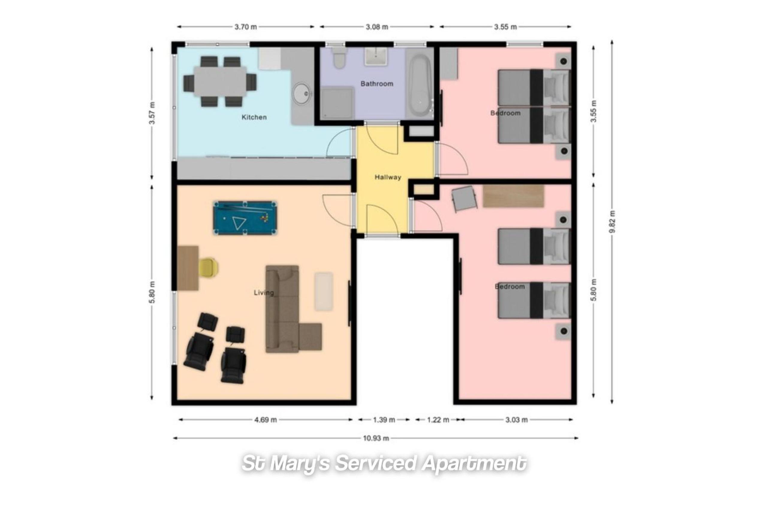 St Mary's Apartment view 3