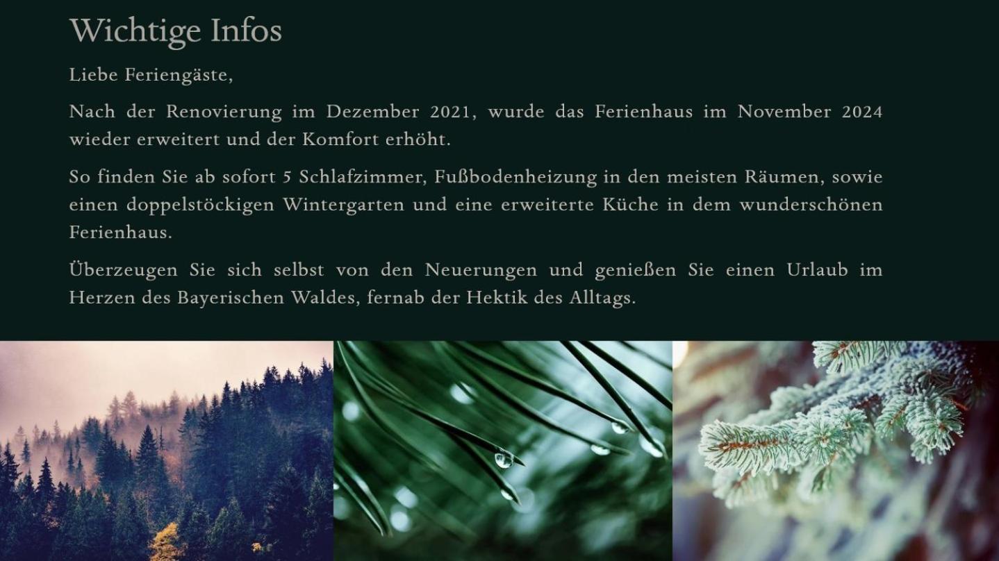 Ferienhaus Bayerischer Wald view 2