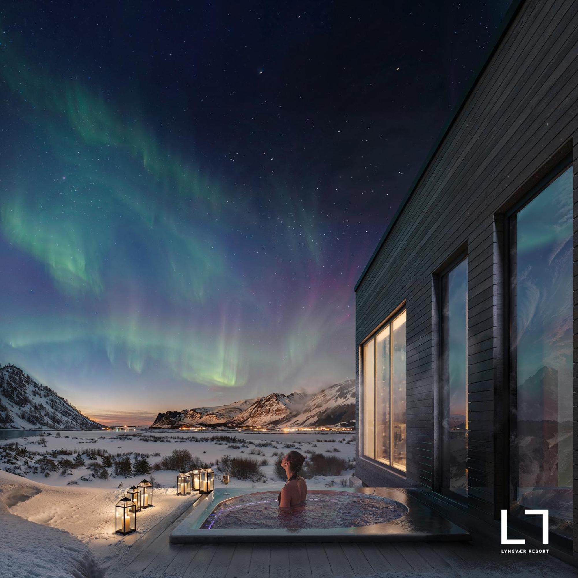 Hotel Luxury Cabin In Lofoten - Jacuzzi & Sauna Ll12