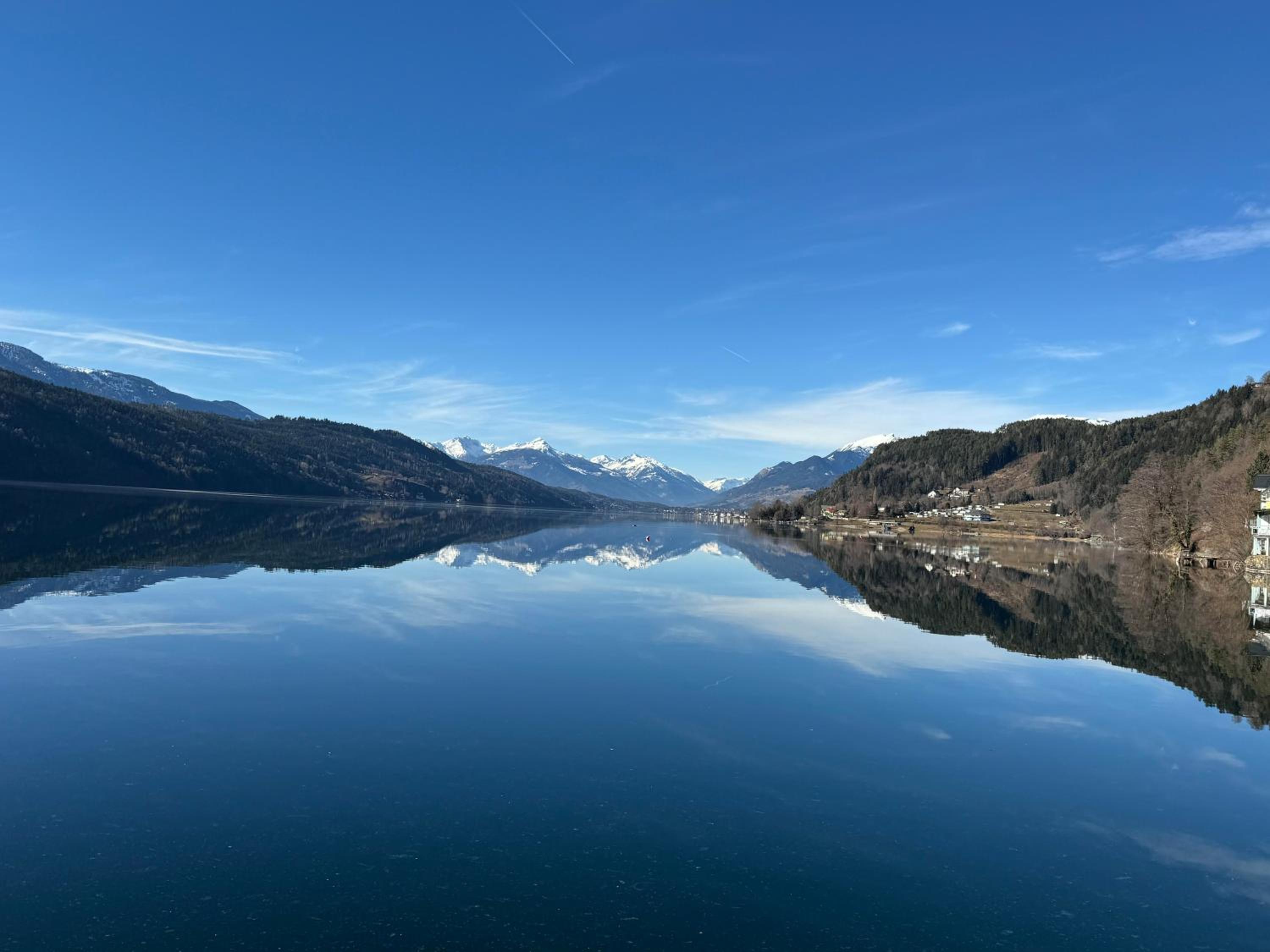 Weisse Villa am Millstätter See