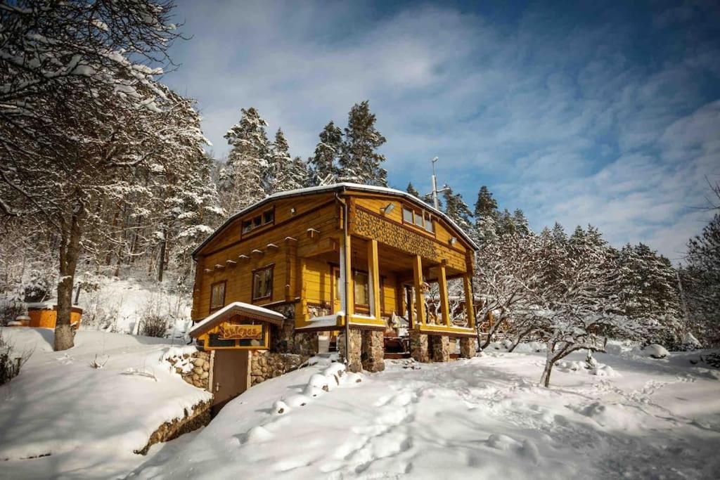 Pasakų namelis dviems su vaizdu į ežerą Vila Om
