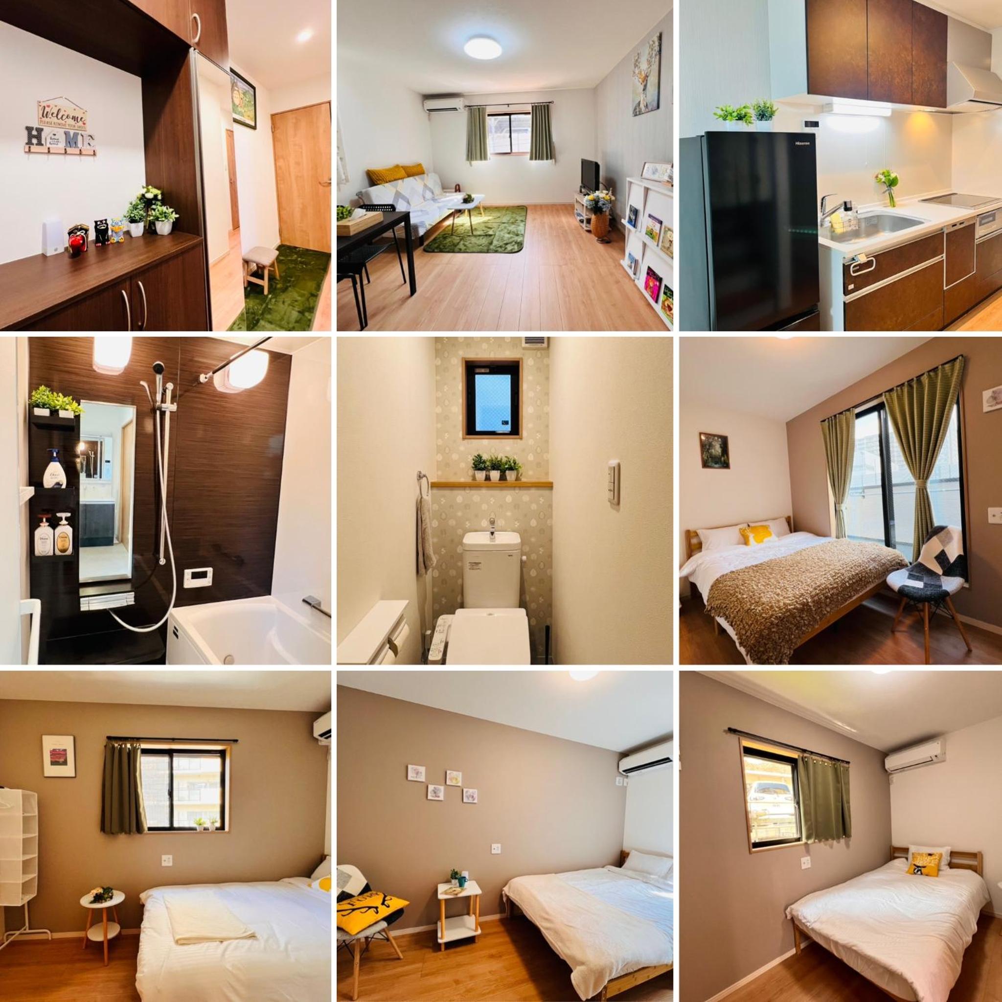 4BR Spacious Home, 10min to Umeda, 8 Guests