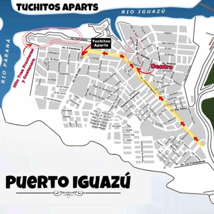 Apart El Altillo, loft ambientes abiertos 6 pax en Cataratas pileta compartida