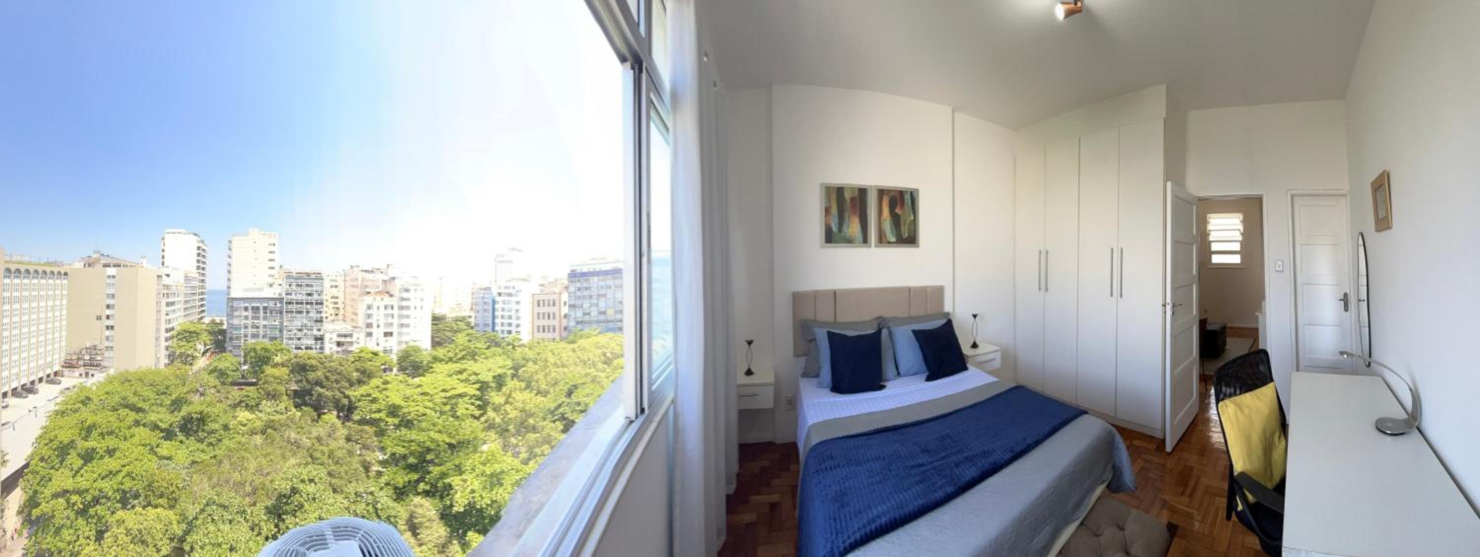 RioSouth Apartments - VISTA MAR FRONTAL charmoso e PRIVATIVO a 200 metros da Praia de Copacabana