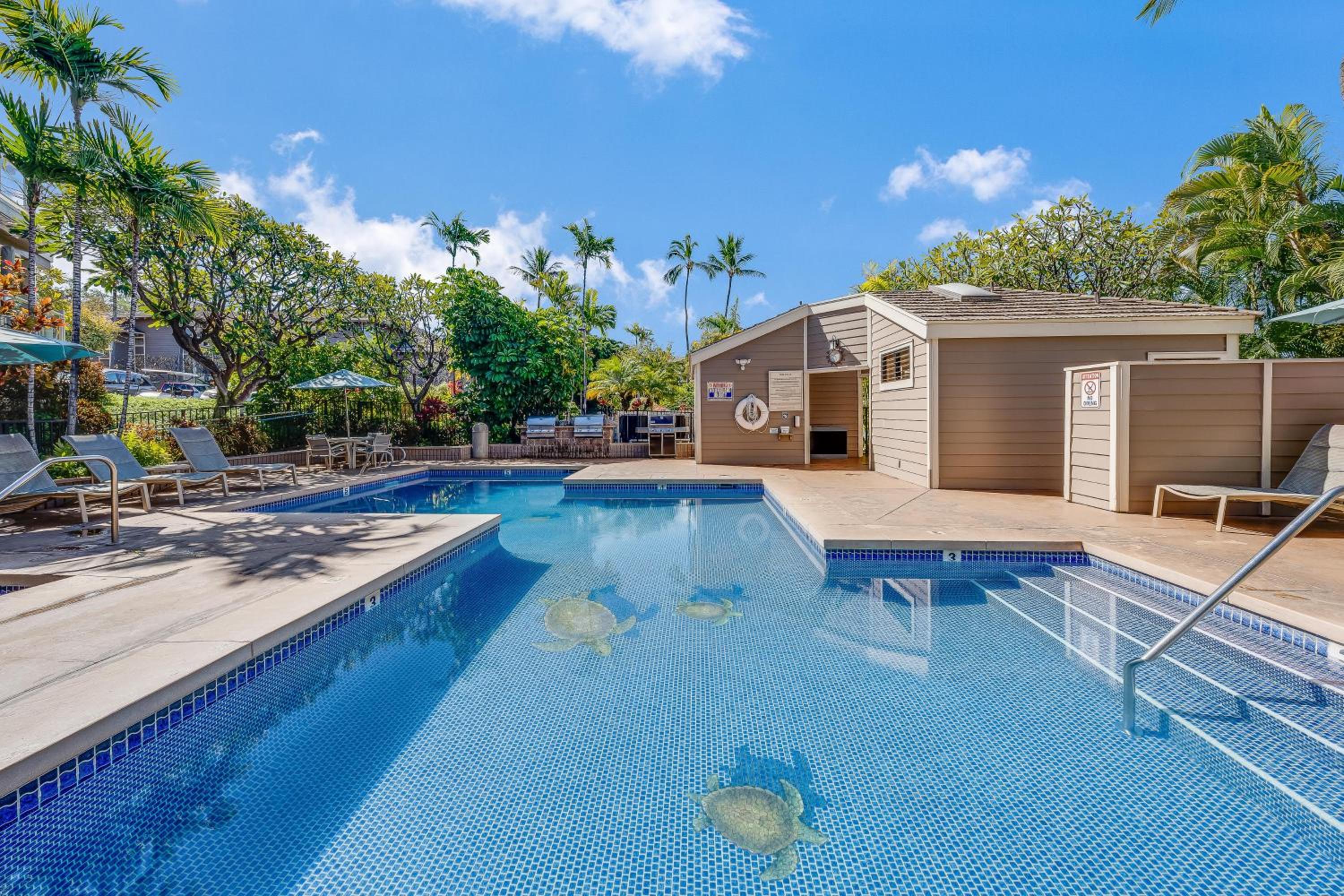 Grand Champions 163 · GC 163 2BD Wailea Condo w AC Pool Close to