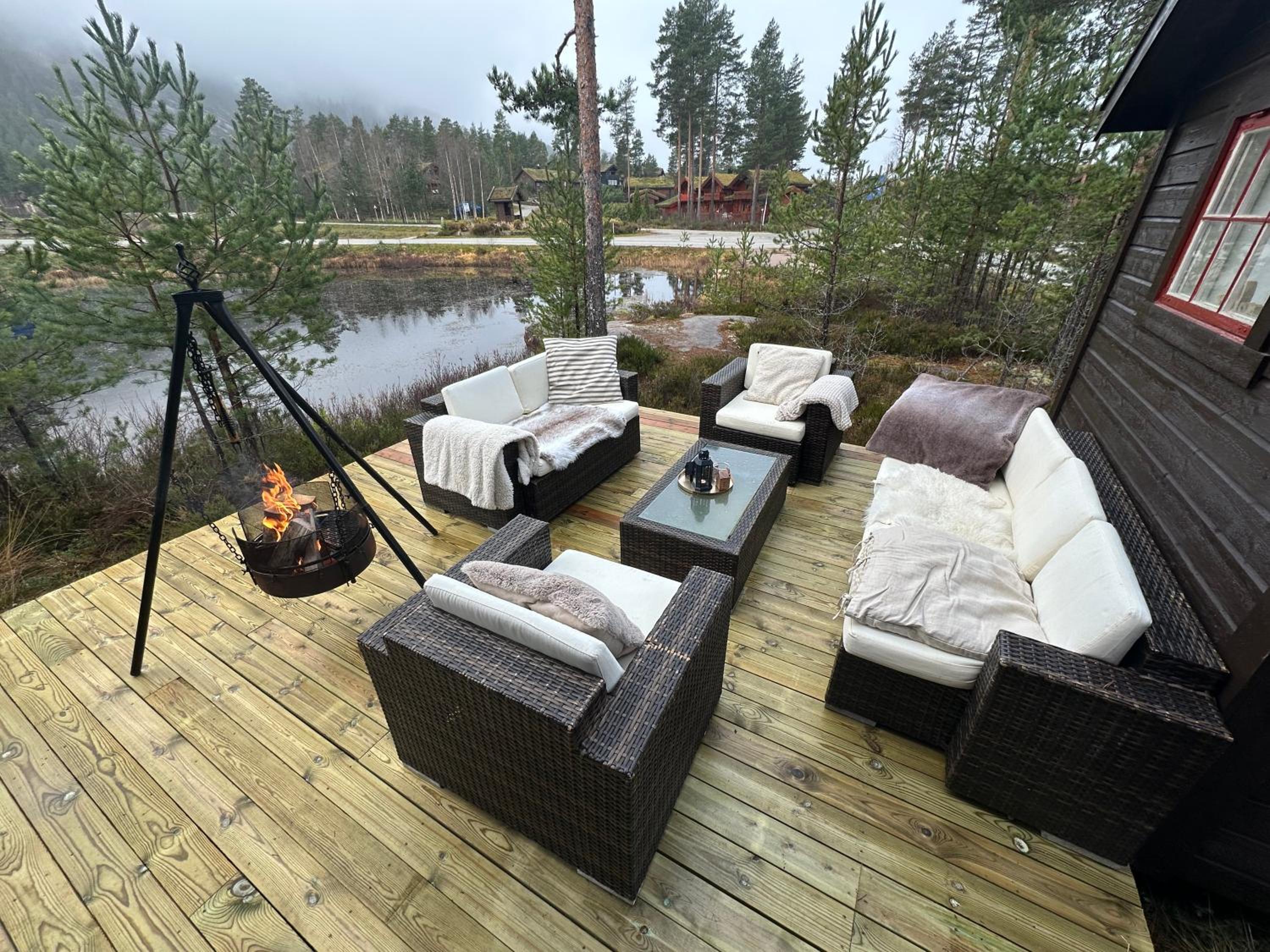 Cozy cabin with great view and immediate proximity to the ski resort and swimming area view 2