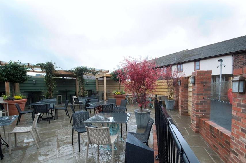 outdoor BBQ area