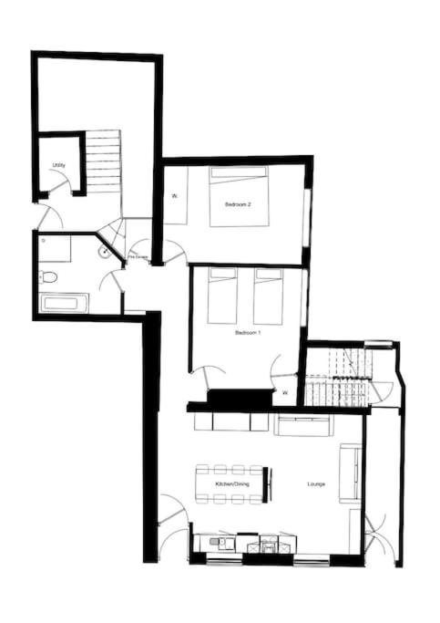 Beatrix Townhouse, games & bar for 6-8 view 5