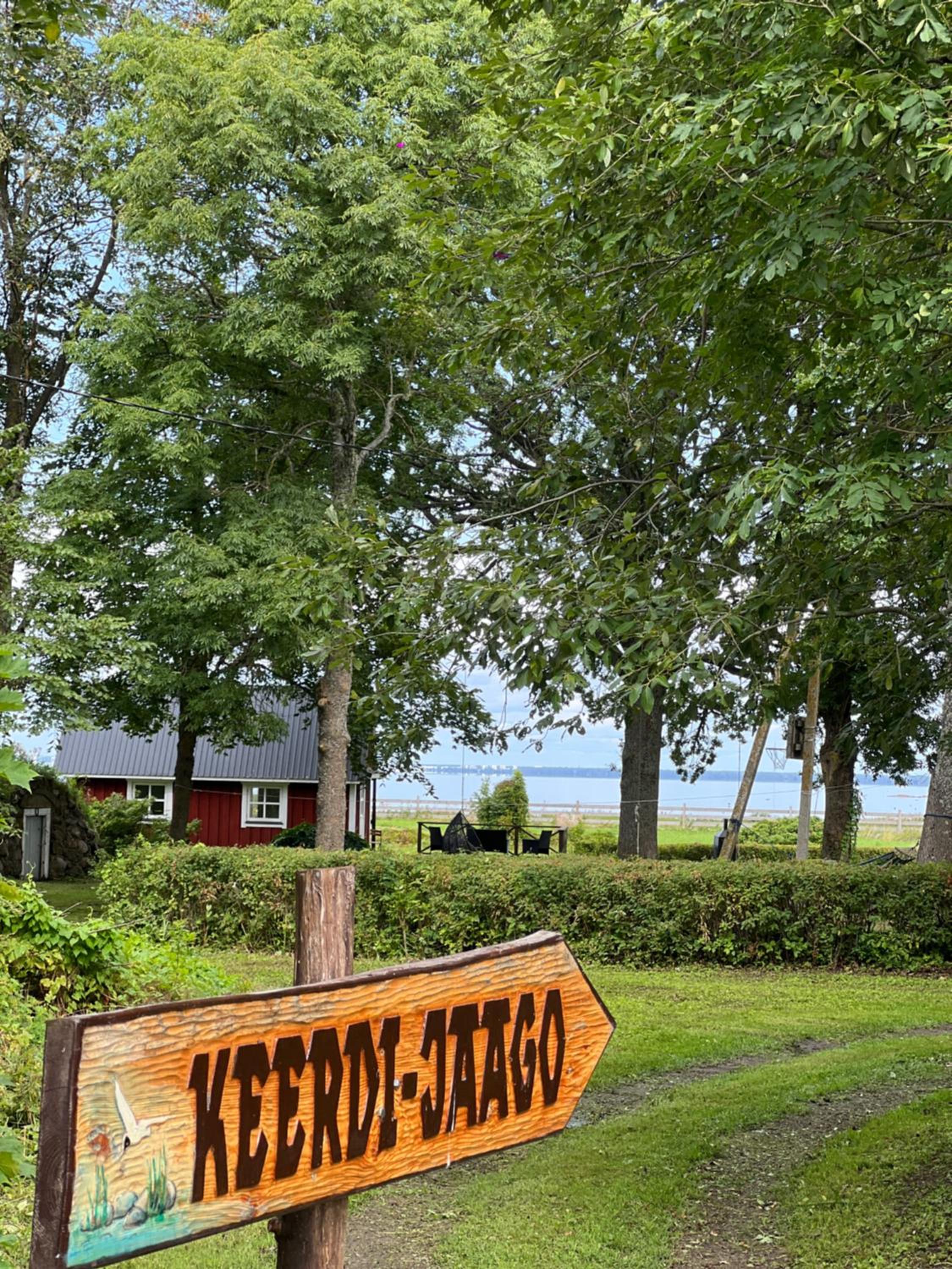 Privaatne talu otse mere ääres