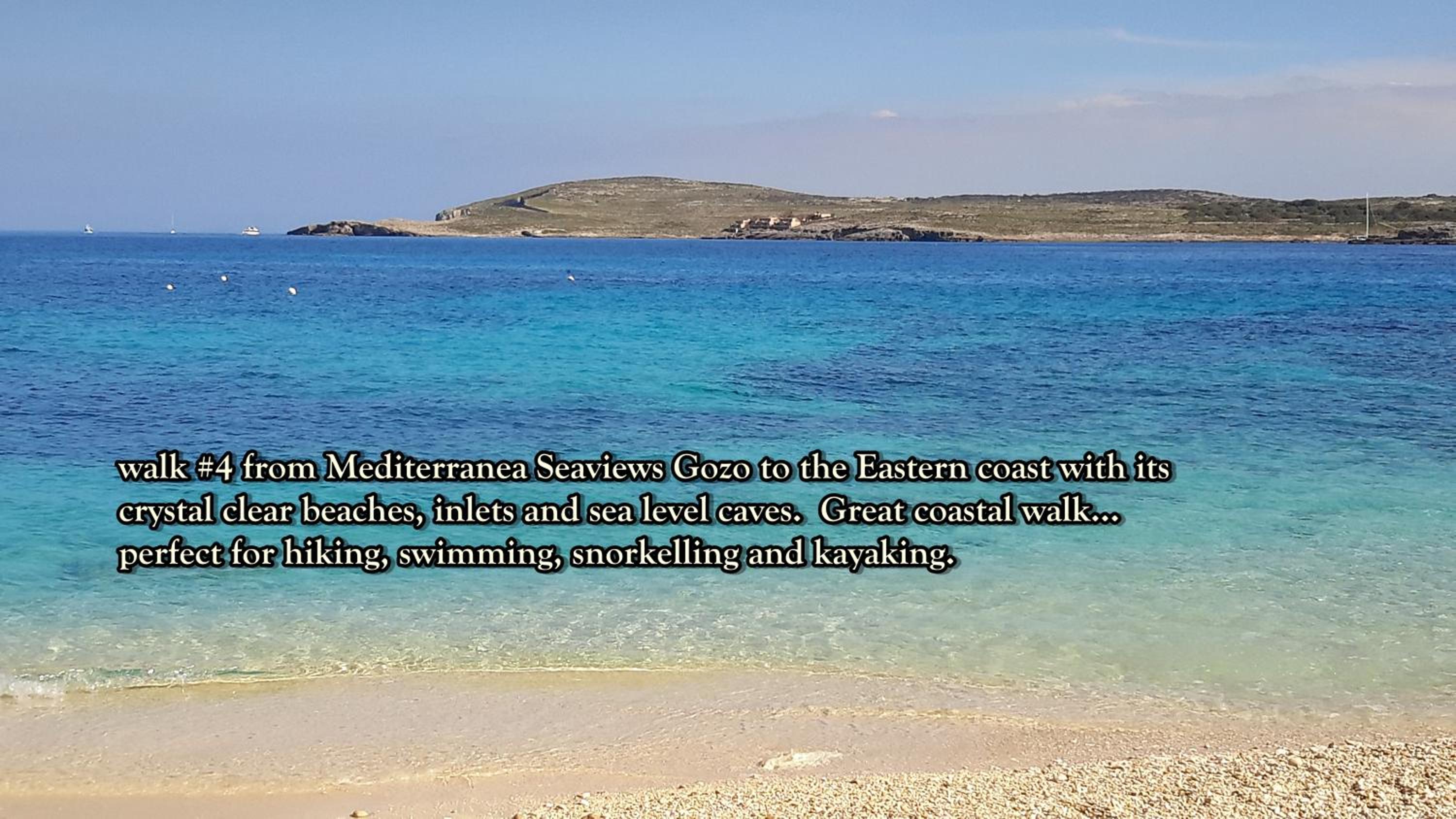 Great Seaviews Location - FREE Gozo taxi service, Fast WIFI, Bicycles, BBQ & Parking, No Car needed