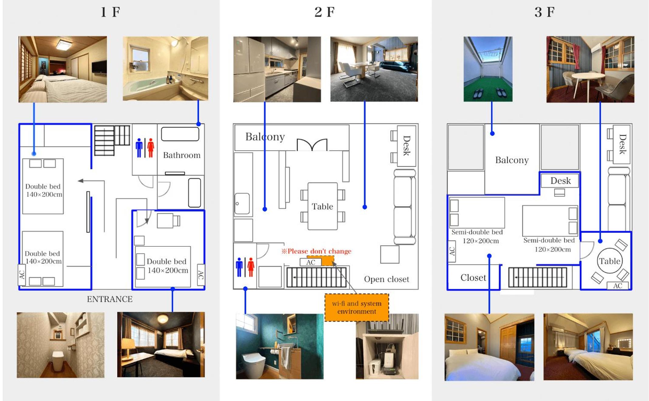 Five room 120 SKY TREE SENSOJI FreeParking 1292sqft