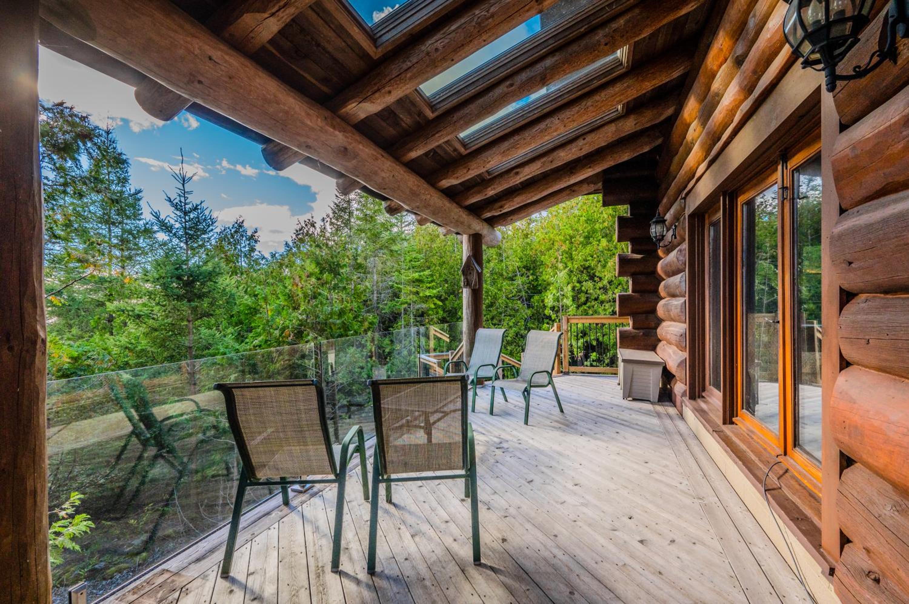 Rustic Waterfront Log Cabin