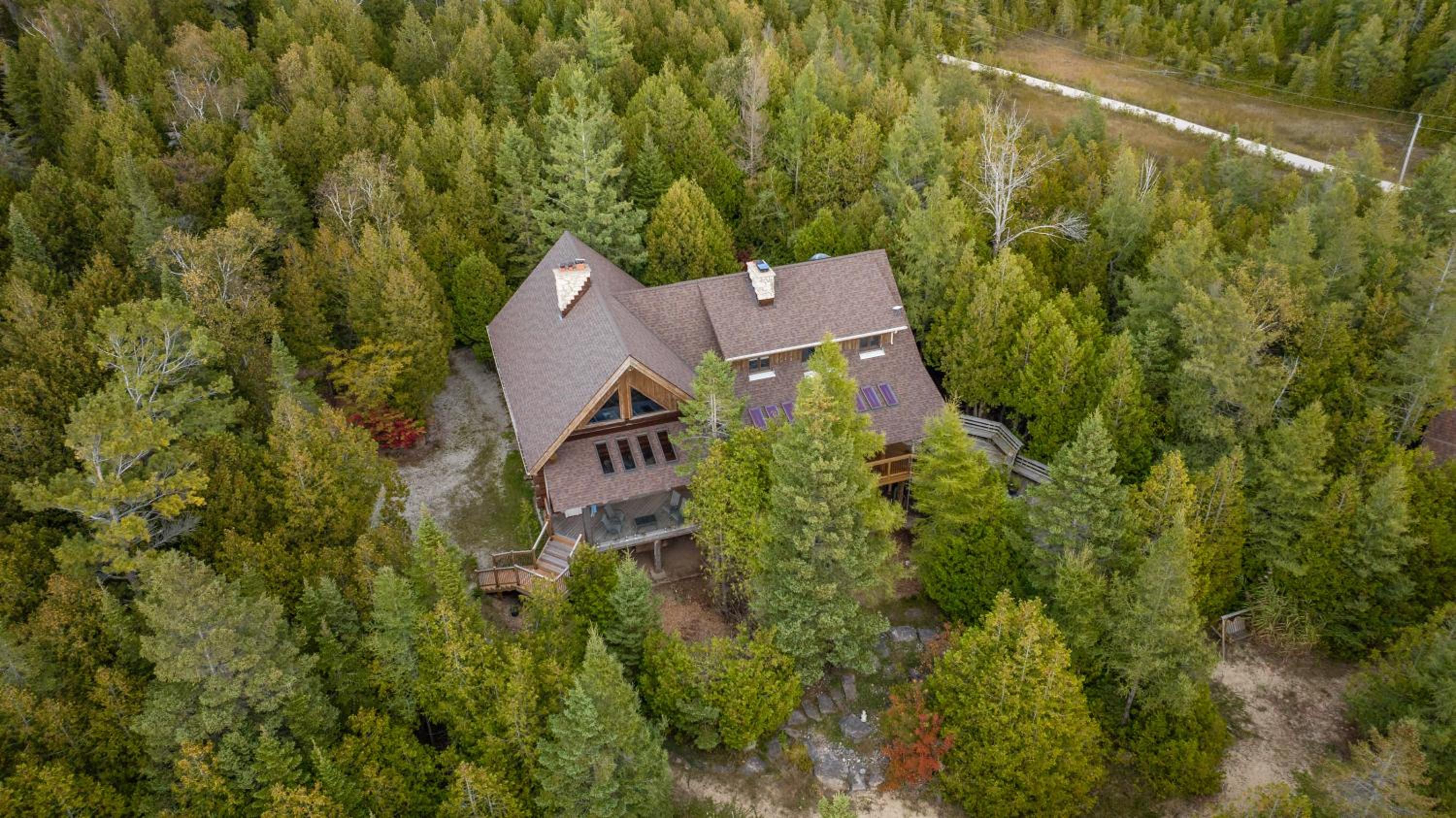 Rustic Waterfront Log Cabin
