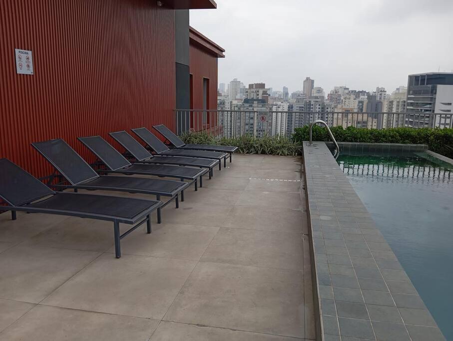Apart com vista incrível ao lado do Allianz parque e shopping Bourbon - com estacionamento