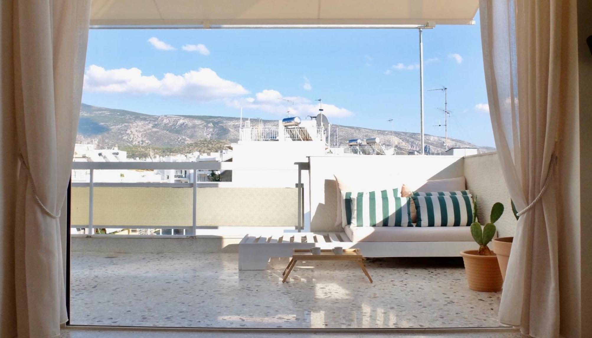Designer comfy penthouse, Pagrati-