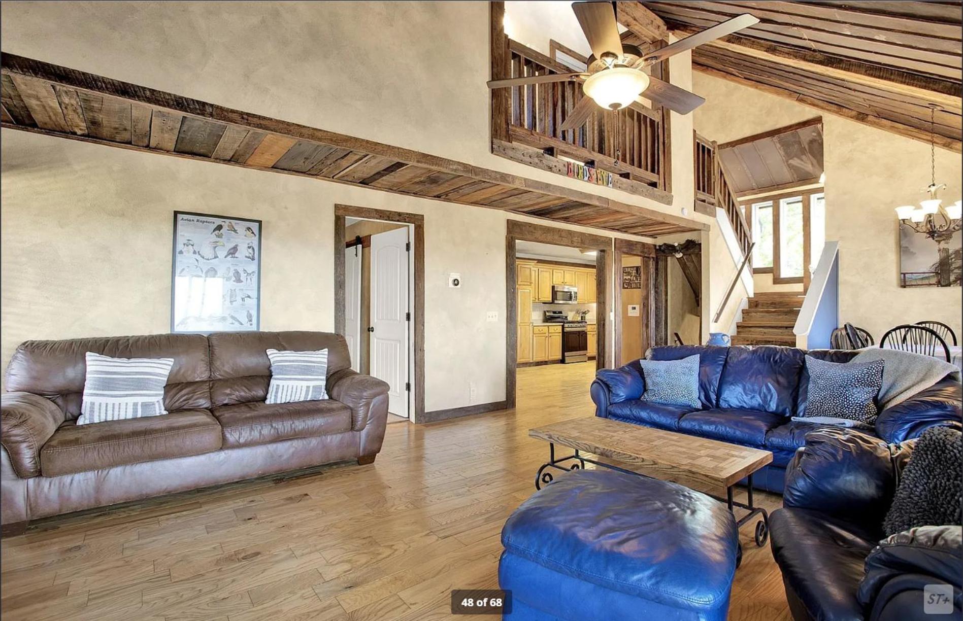 Birds Eye Cabin - Sunset & Starry Retreat Pet Friendly w Private HotTub, Fire Pit and Game Room view 4