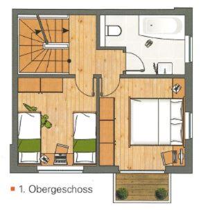 Haus am Strand - Ferienwohnung für 4 in Olpenitz mit Dachterrasse, Strandzugang und Ostseeblick