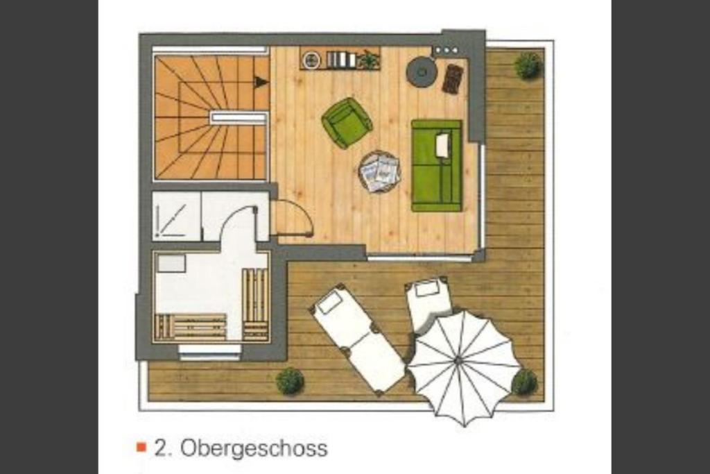 Haus am Strand - Ferienwohnung für 4 in Olpenitz mit Dachterrasse, Strandzugang und Ostseeblick
