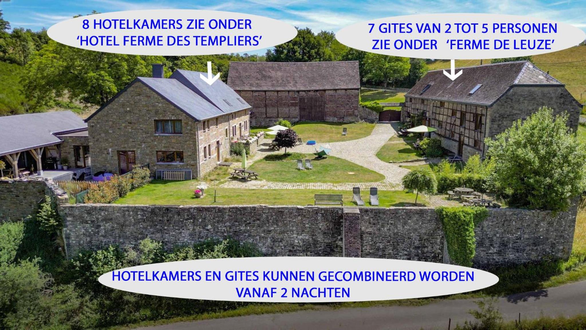 B&B HOTEL IN FERME DE LEUZE nabij Durbuy, eigen laadpalen