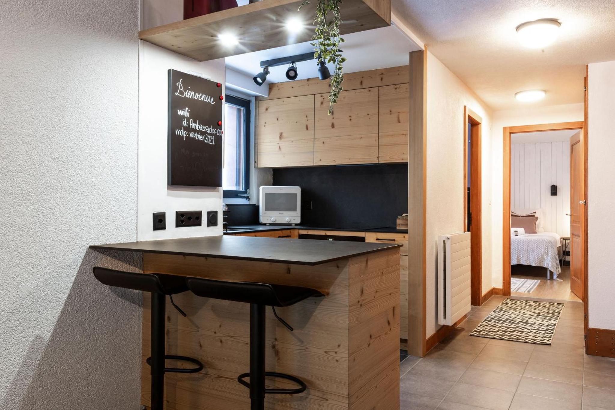 La Ruinette-one-bed apartment in Verbier centre