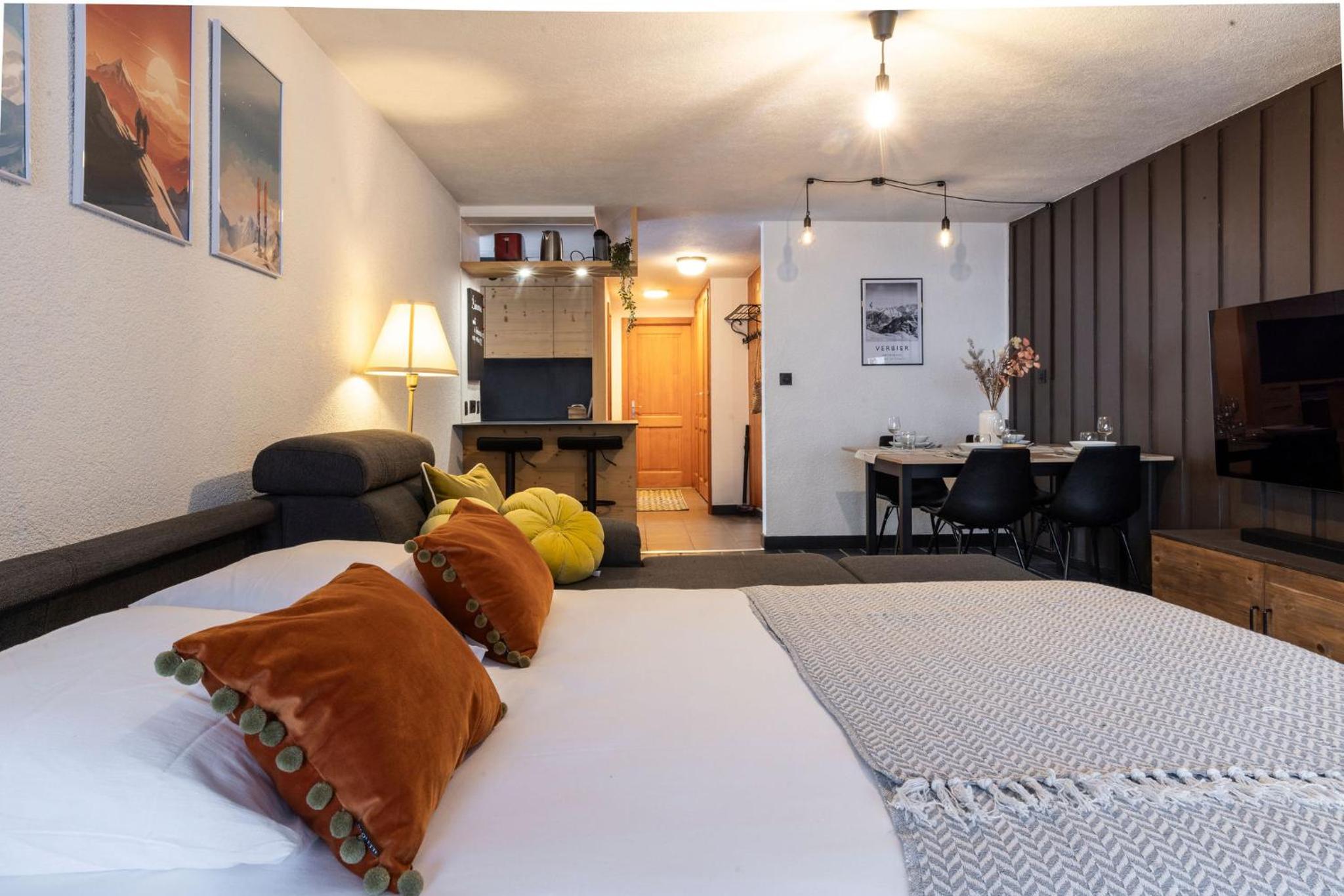 La Ruinette-one-bed apartment in Verbier centre