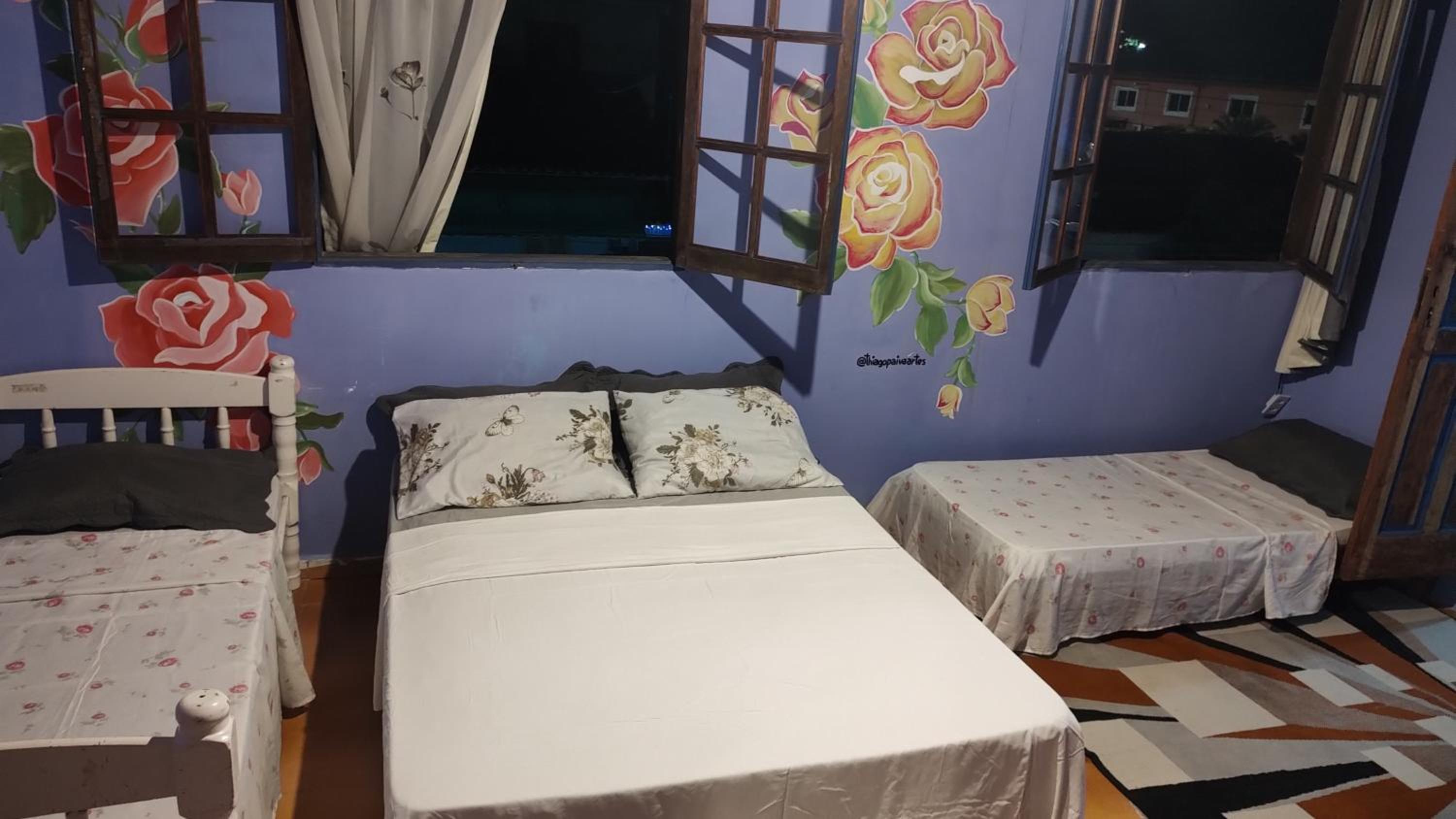 Casa Da Diva 1 suite rosas 4 pessoas frente a praia do pontal no centro