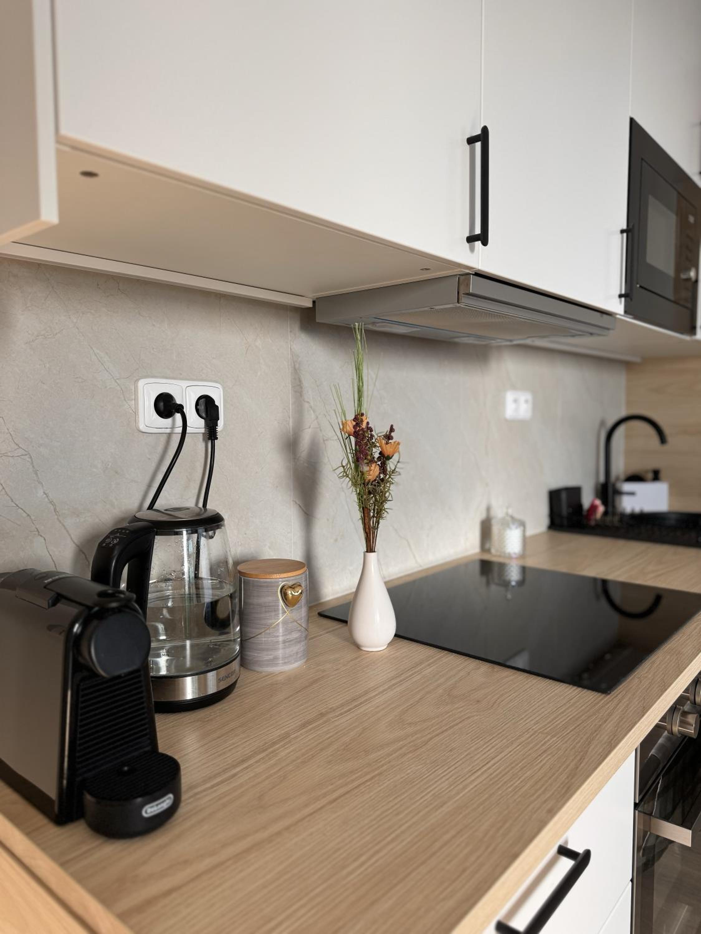 Stylish Modern Studio, Large Balcony, Prague 3