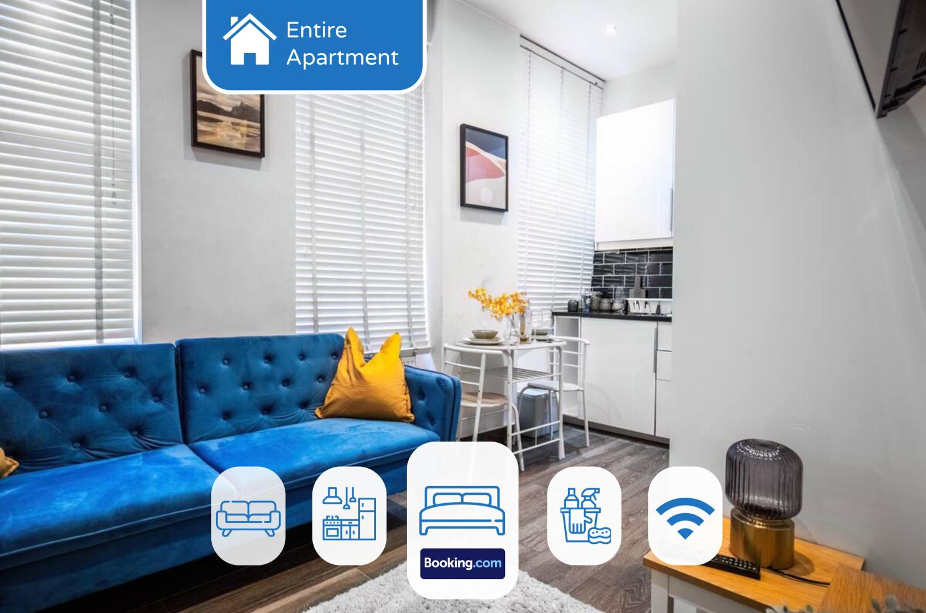 Charming 1BR Apartment By LiveStay Short Lets & Serviced Accommodation London Near Kings Cross & Farrington