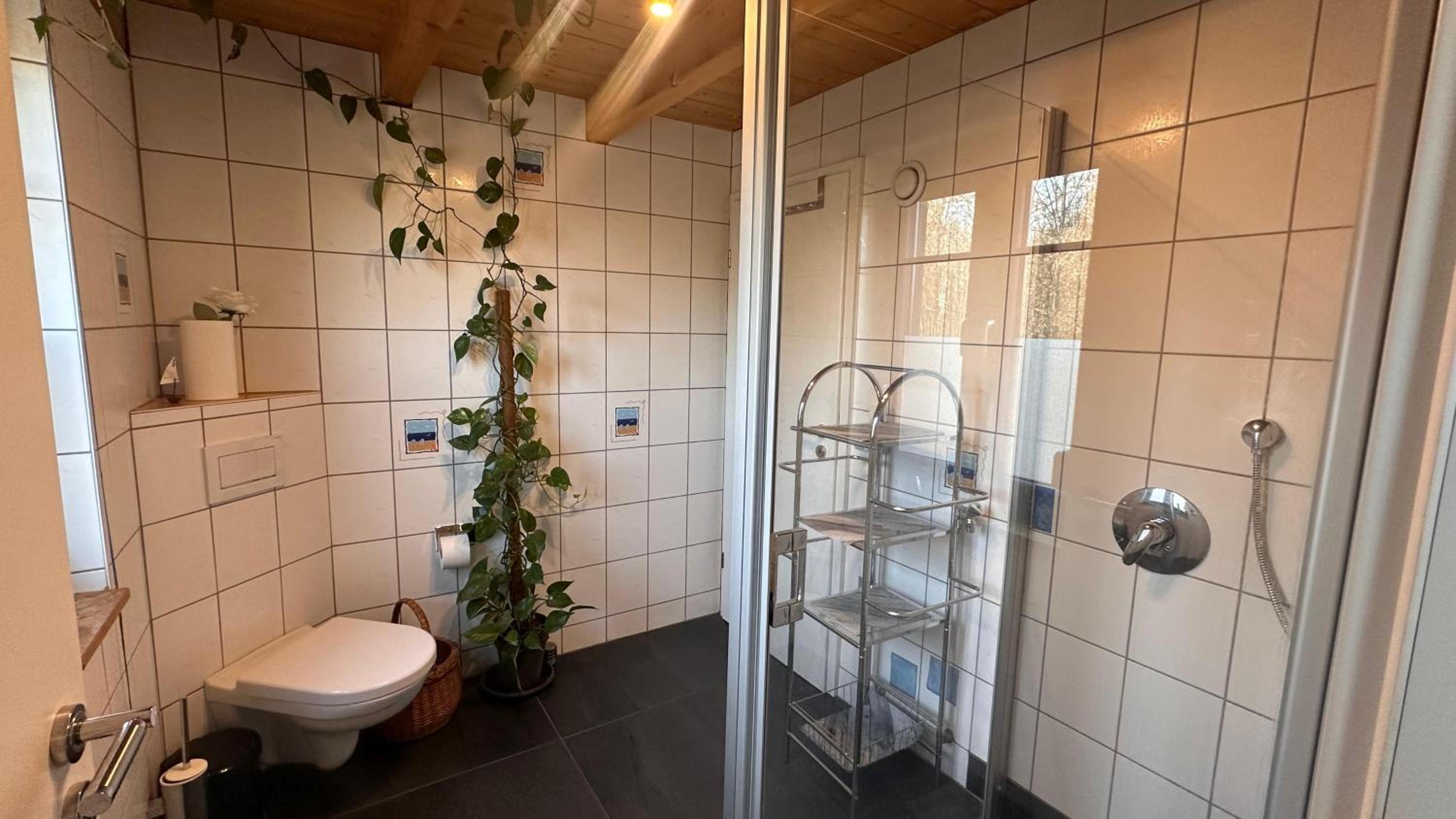 Ferienwohnung mit sonniger Dachterrasse am Pferdehof