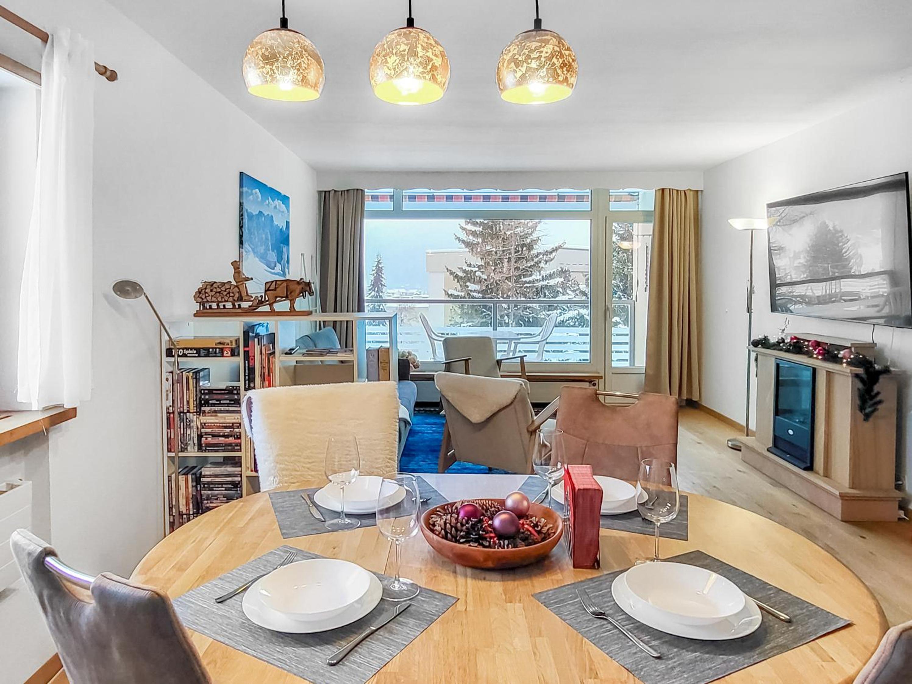 Ferienwohnung Parsenn Peaks Panorama