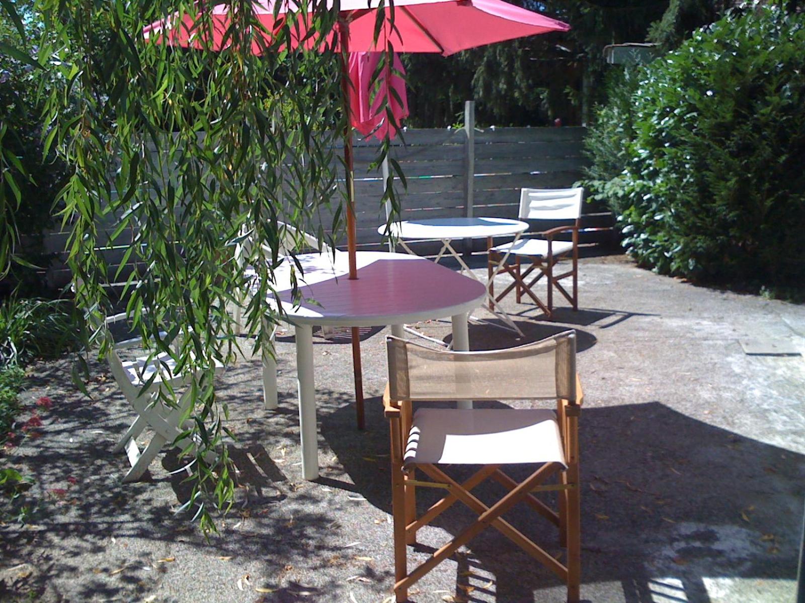 outdoor BBQ area