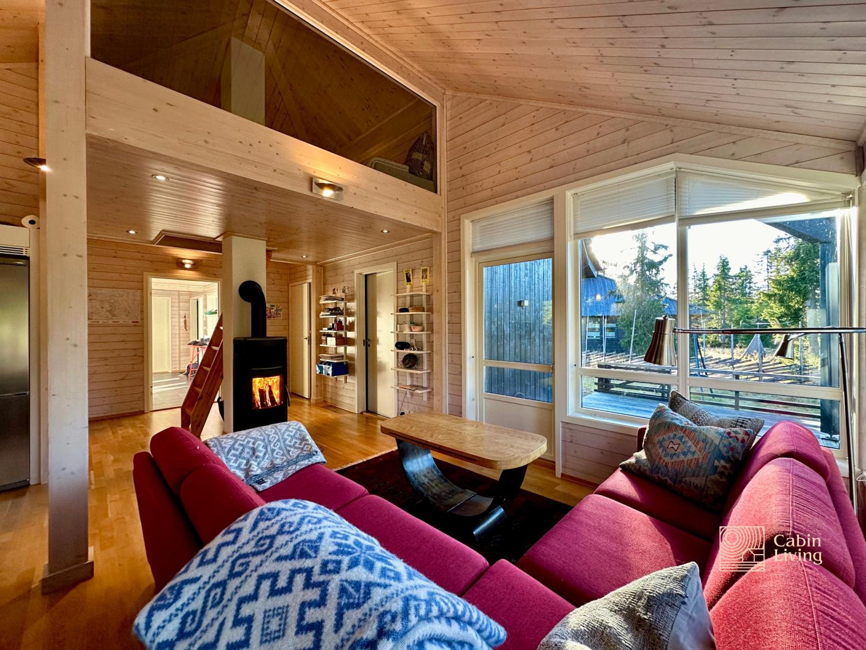 Cabin at Sjusjøen Birkebeiner trail ski in out, 8 beds, 2 bathrooms & Wifi view 3