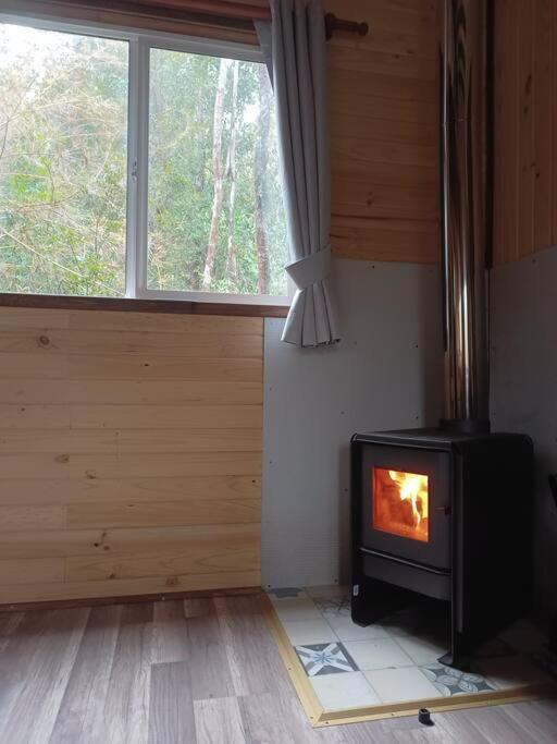 Cabaña en el bosque con opción tina caliente