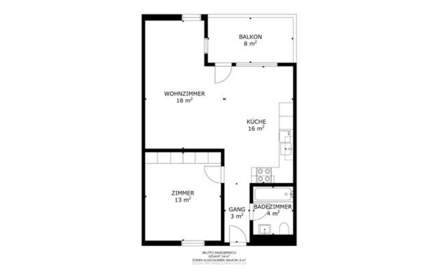 Stilvolle 2.5 Zimmer Wohnung nähe Skigebiet