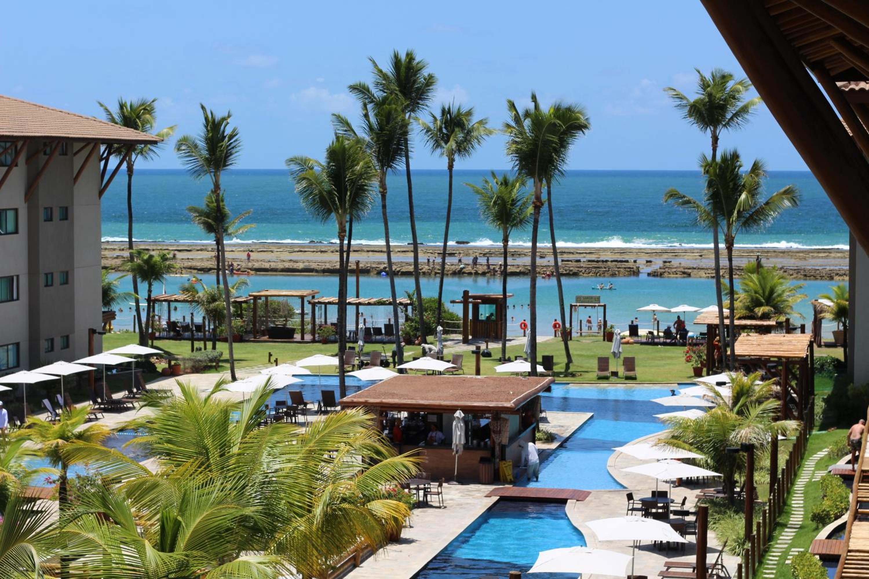 Café da manhã incluso- Polinesia Resort - Porto de Galinhas - Apartamentos com somente 1 opção de Térreo com Piscina Privativa - Acesso ao Hotel Samoa