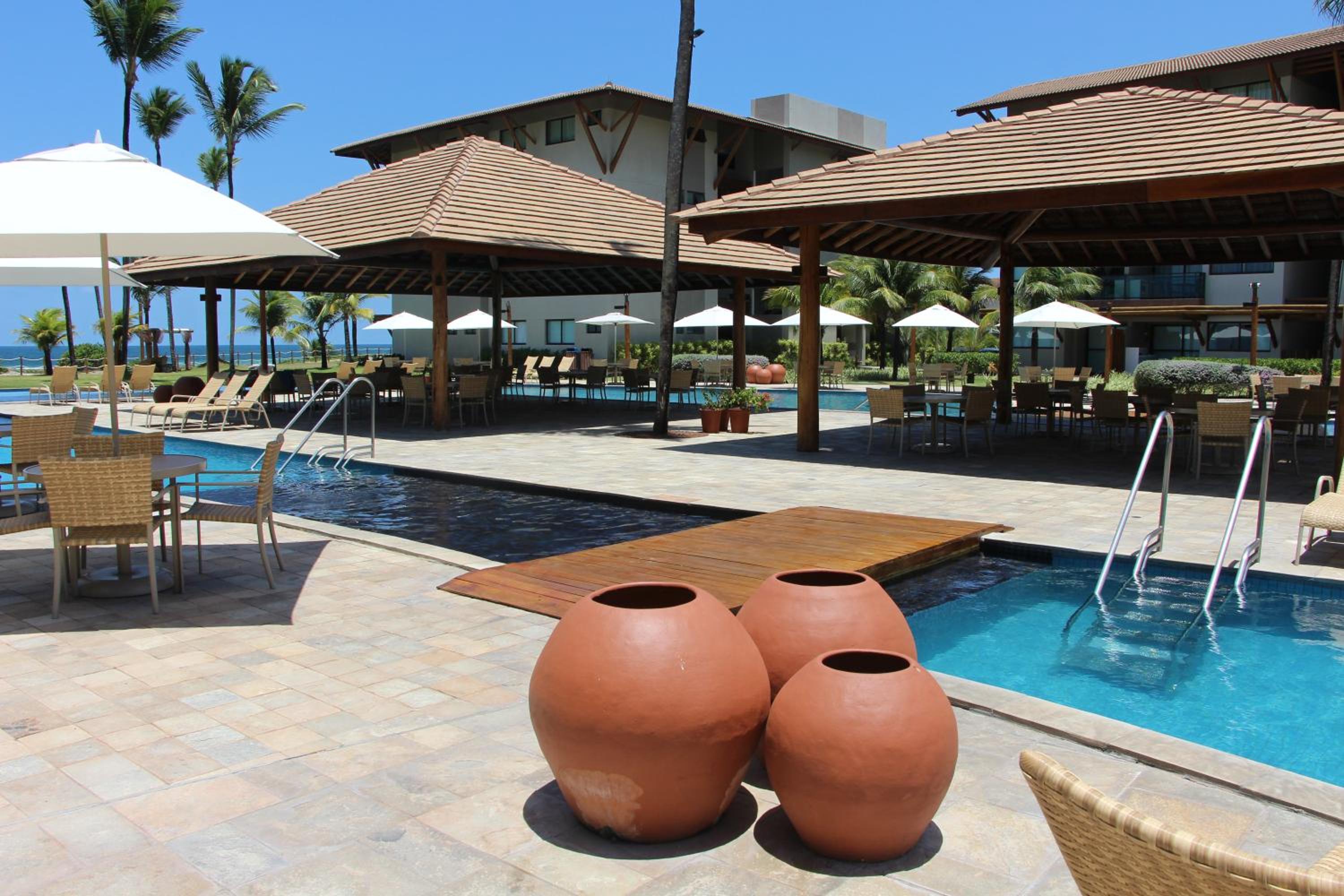 Café da manhã incluso- Polinesia Resort - Porto de Galinhas - Apartamentos com somente 1 opção de Térreo com Piscina Privativa - Acesso ao Hotel Samoa