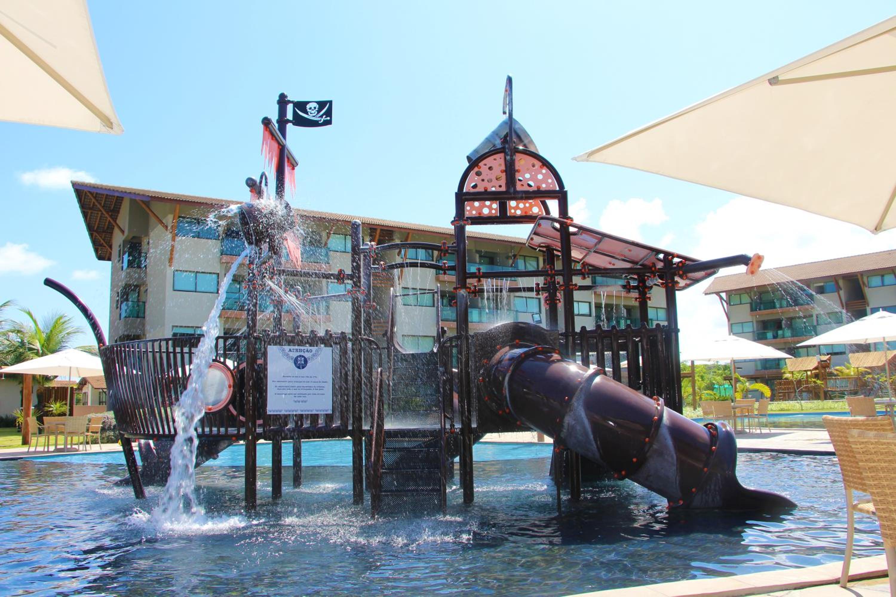 Café da manhã incluso- Polinesia Resort - Porto de Galinhas - Apartamentos com somente 1 opção de Térreo com Piscina Privativa - Acesso ao Hotel Samoa