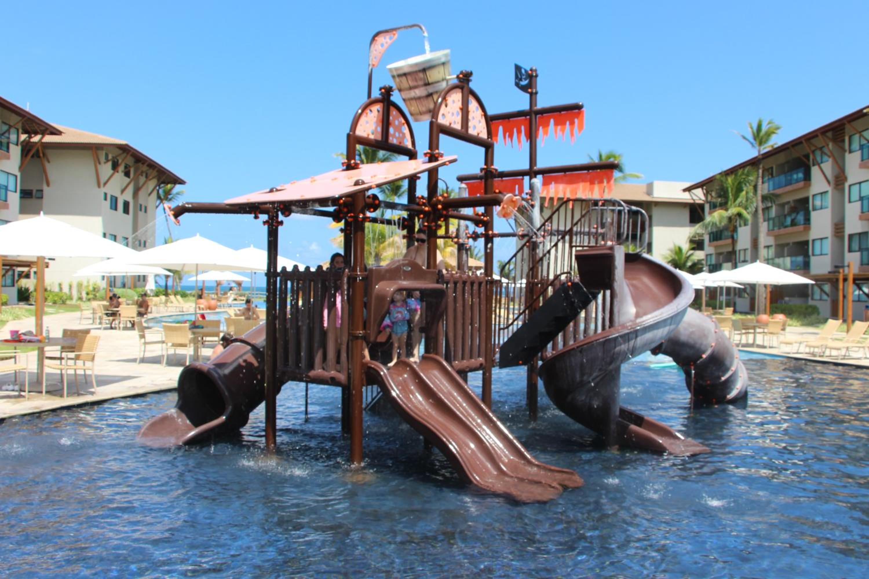 Café da manhã incluso- Polinesia Resort - Porto de Galinhas - Apartamentos com somente 1 opção de Térreo com Piscina Privativa - Acesso ao Hotel Samoa