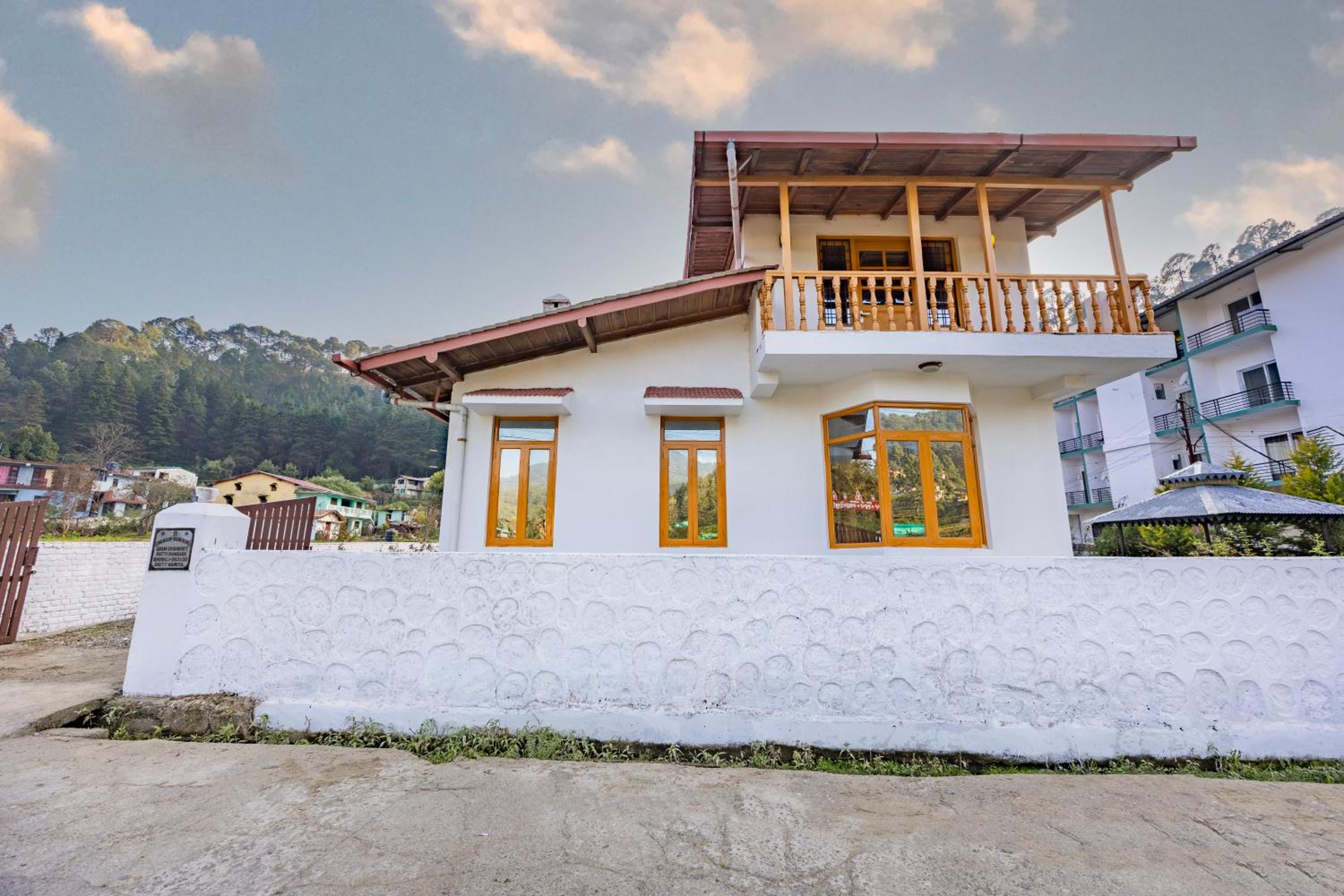 Alaya Stays Rose 3BHK Cottage Fenced by Hills with Fireplace view 5