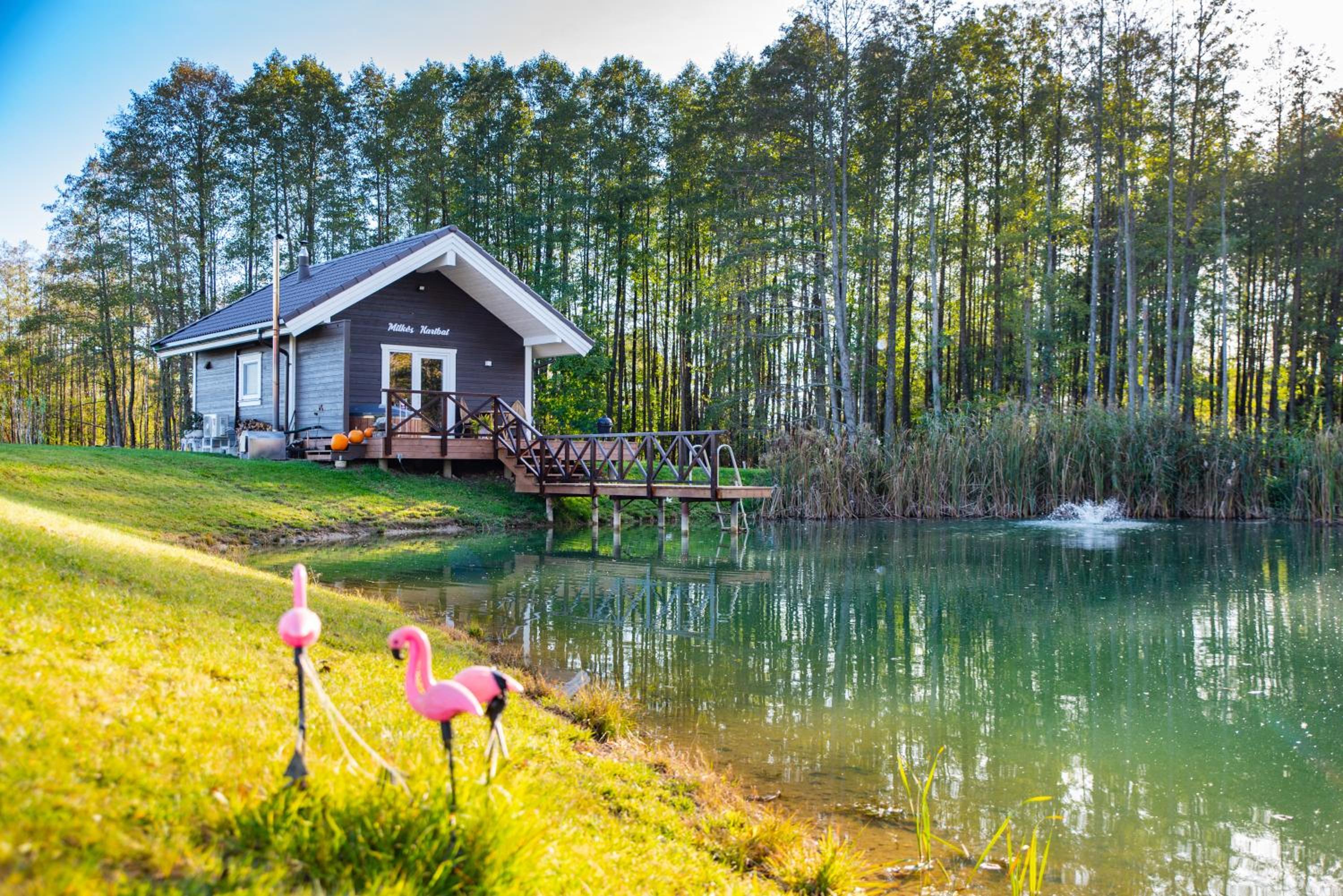 Milkės Karibai - poilsio namelis su sauna ir kubilu view 3