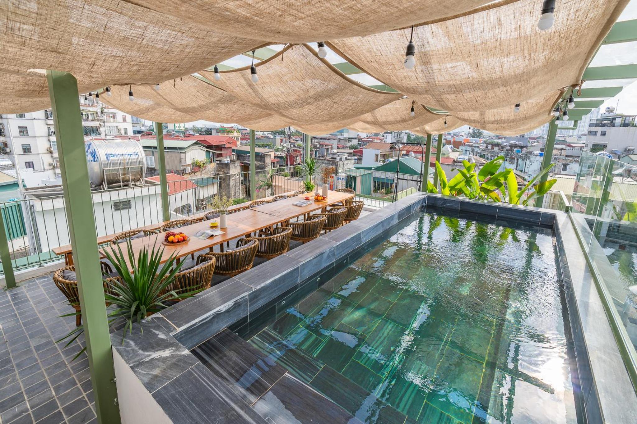 PANA Villa-Rooftop Pool-Sky View-LIFT in Center