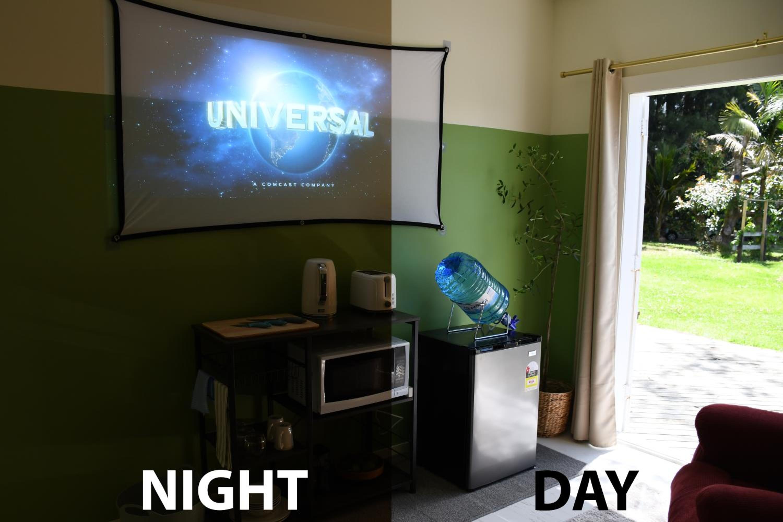 Kerikeri Bedroom and Lounge view 3
