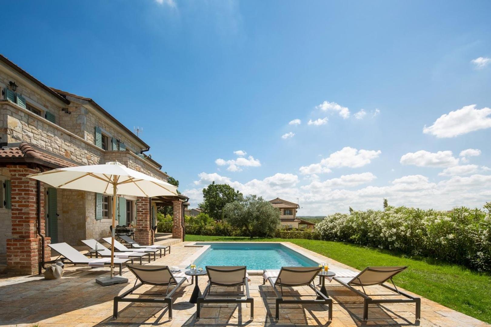Rustic Villa Ruta & Seseli with a pool view 5