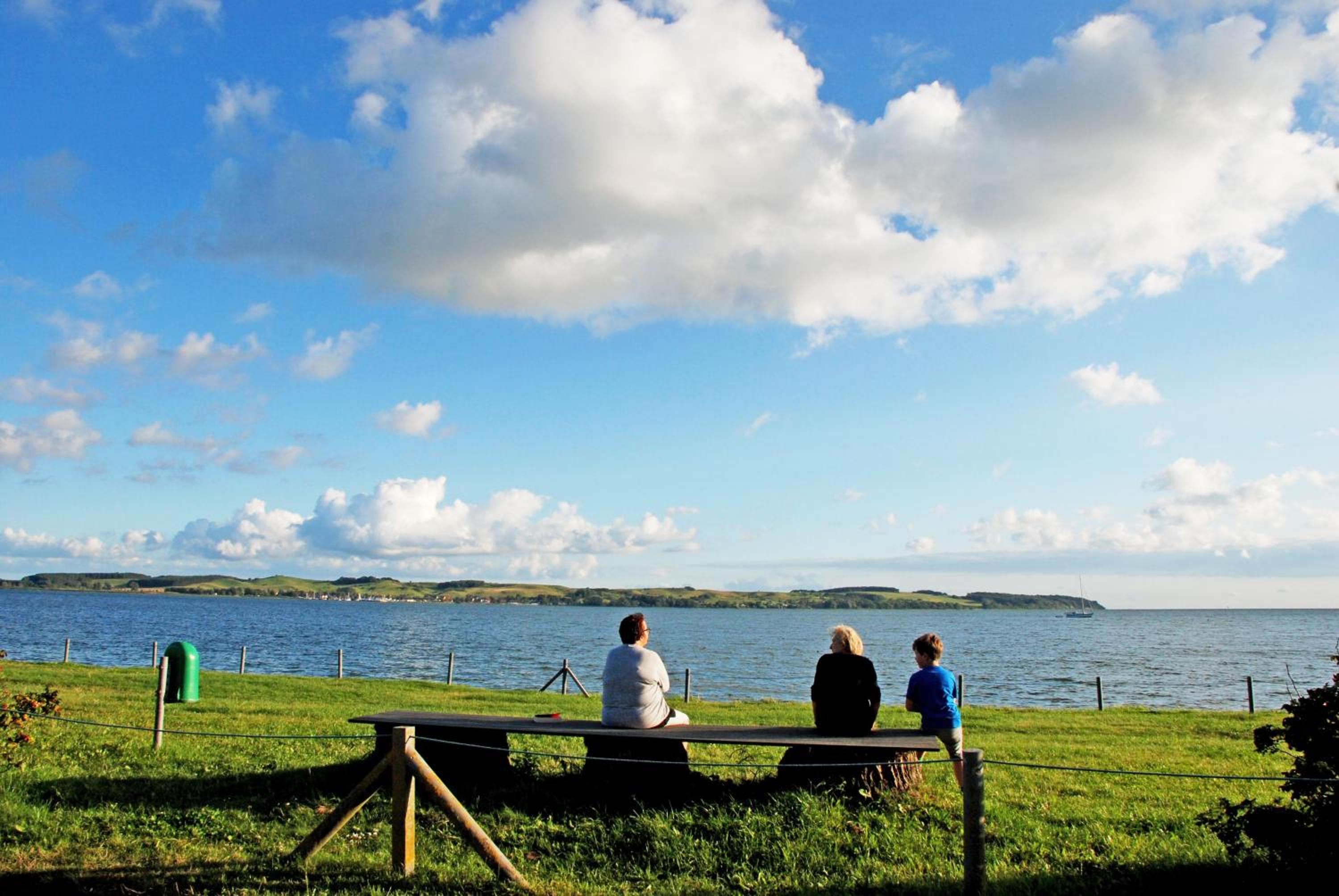 Ferienwohnungen unterm Reetdach m Terras o Balk u Sauna