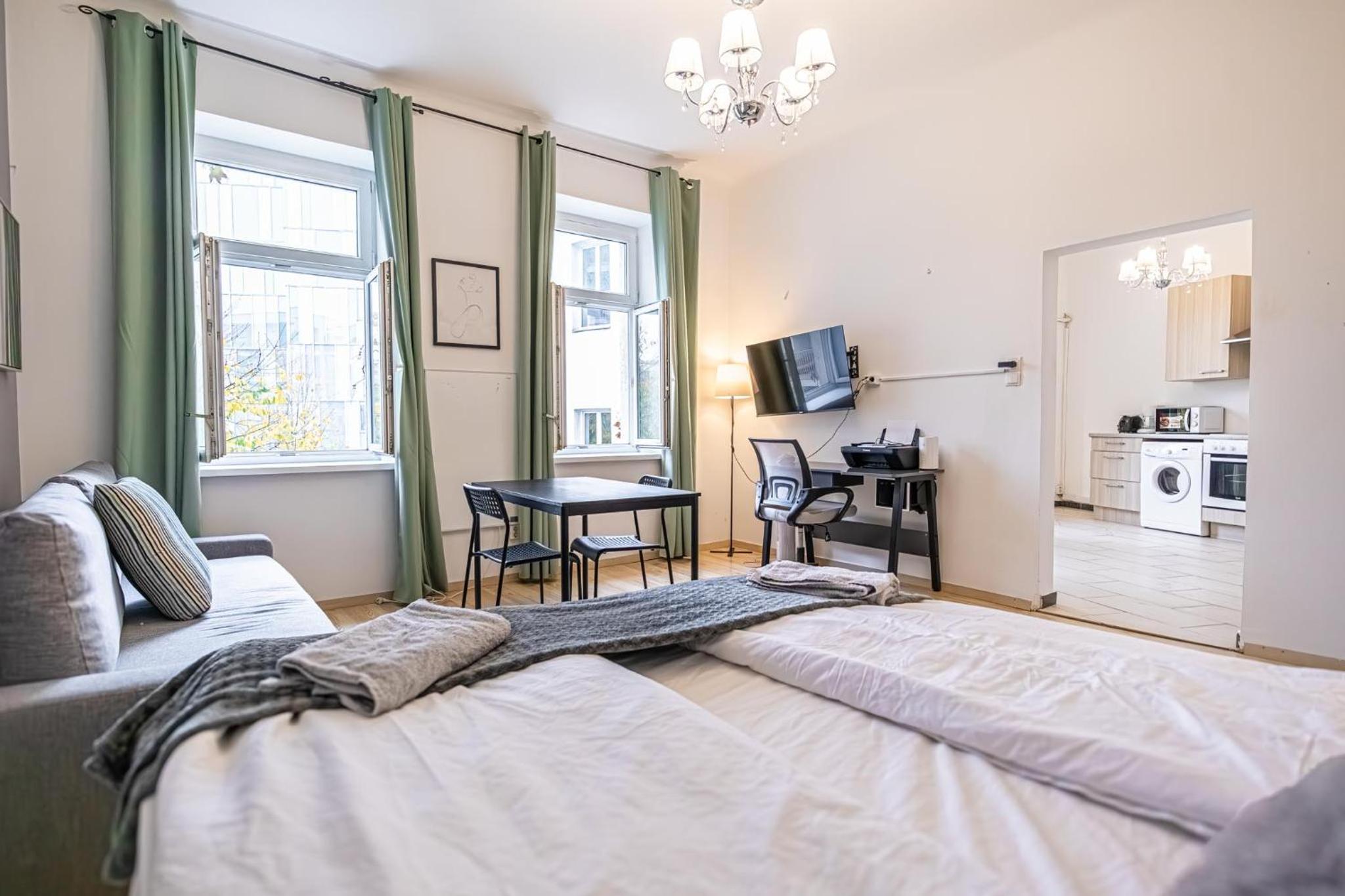Near Danube & Prater Stern/Central & Comfy 1BR Apt