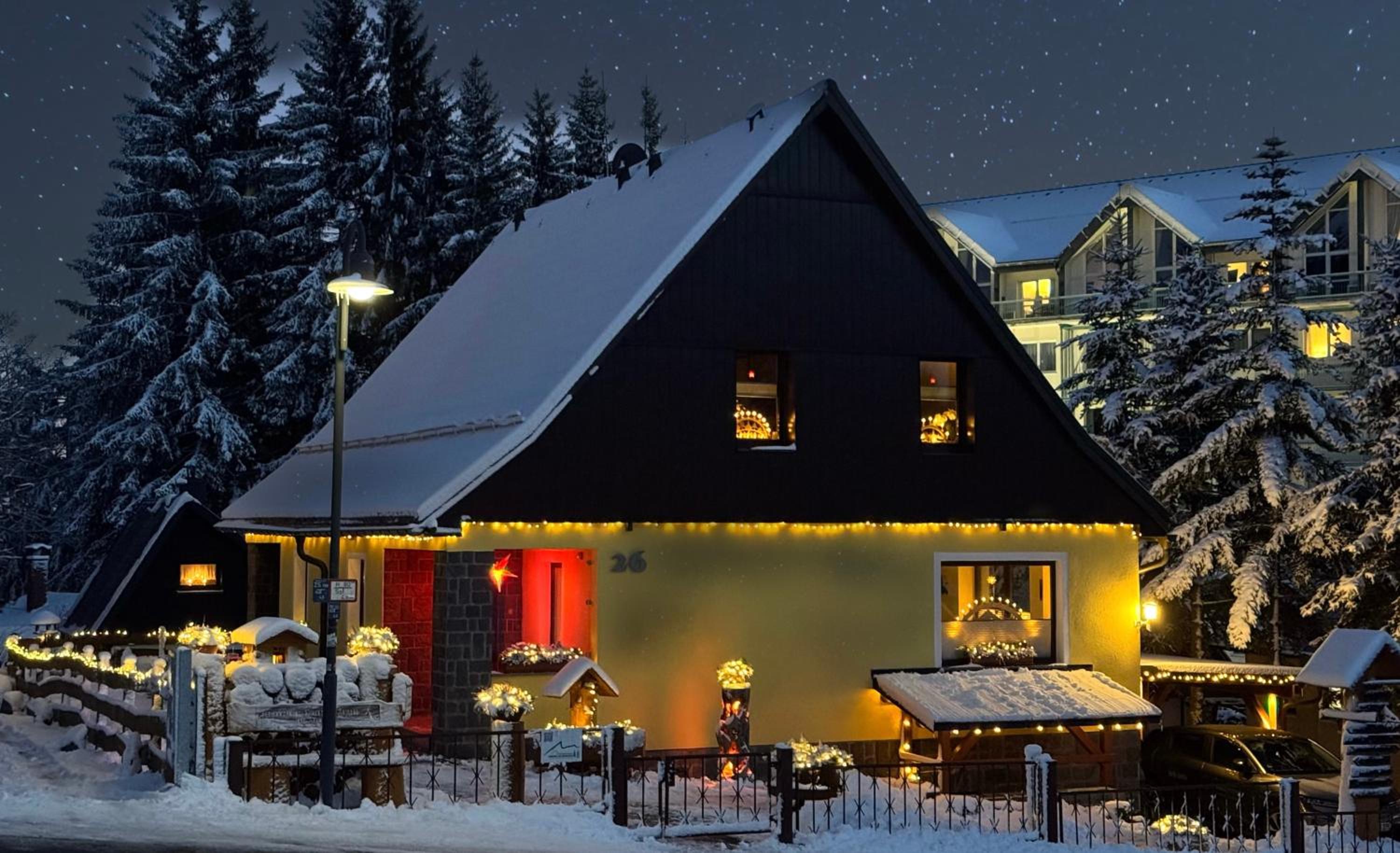 Ferienwohnung-direkt-am-Skihang mit Sauna