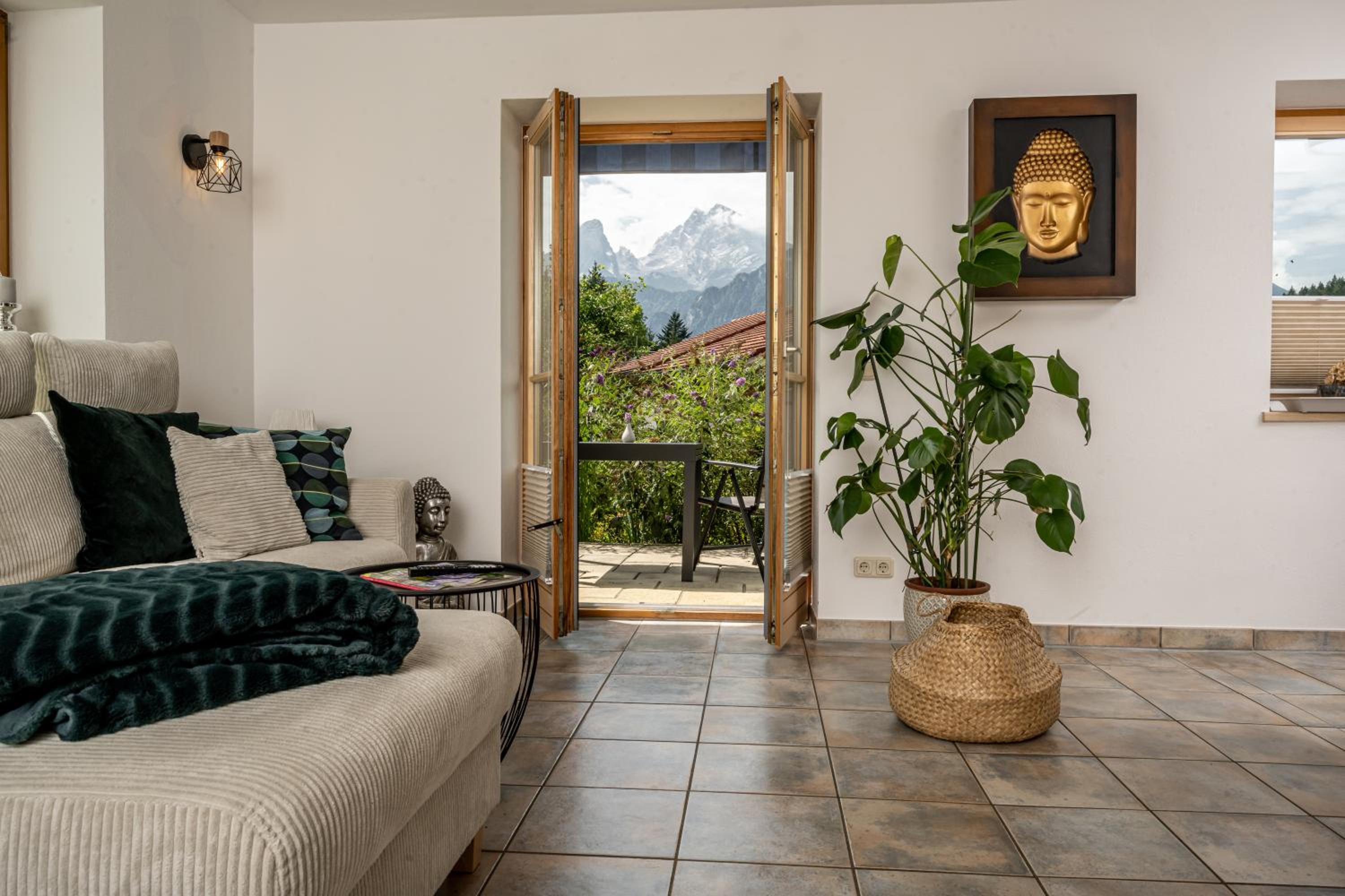 Ferienwohnung Marianne Bergpanorama für Paare 60qm